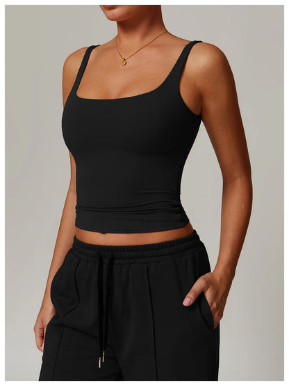 Women's Workout Tank – Breathable Yoga Tank Top | Quick Dry Running Tight Top