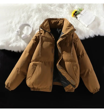 Autumn Winter Outerwear Puffer Jacket Men Outdoor Windproof Parkas Plus Size 8XL High-quality Stand Collar Padded Jacket for Men