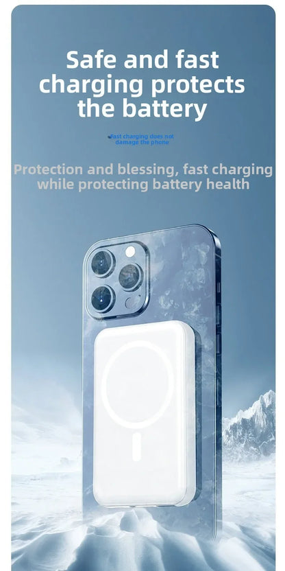 Taepiaai Magnetic Power Bank for Magsafes 20000mAh Wireless PD 22.5W Fast Charger Powerbank External Battery for IPhone Samsung