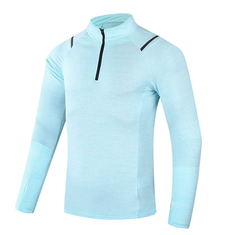 Unisex Long Sleeve Shirt - Breathable Fitness Top With Anti Sweat Technology