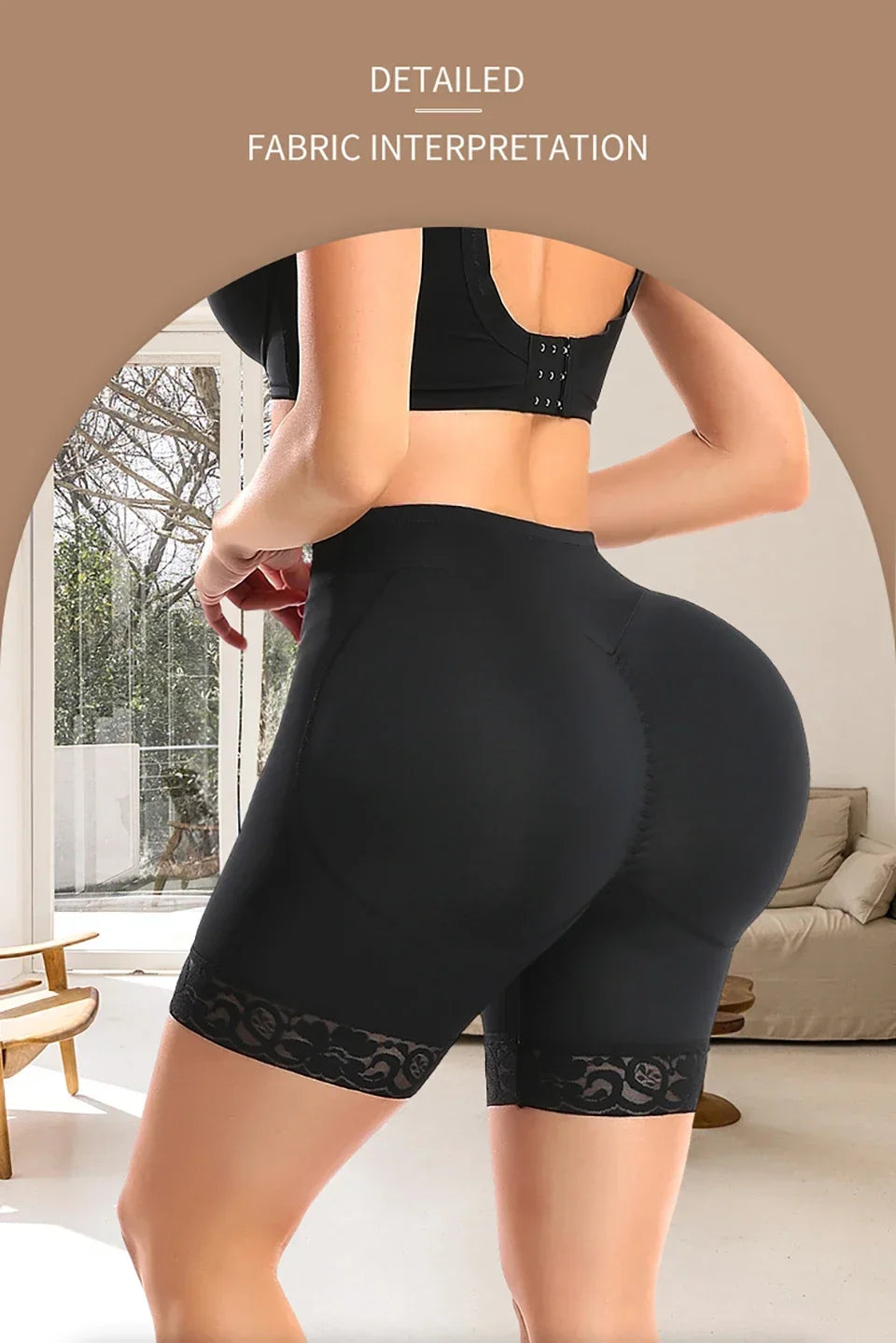 3D Butt Lifter Shorts Padded Hip Enhancer Panties for Instant Curves Seamless Body Shaper Underwear Women Big Booty Enhancement