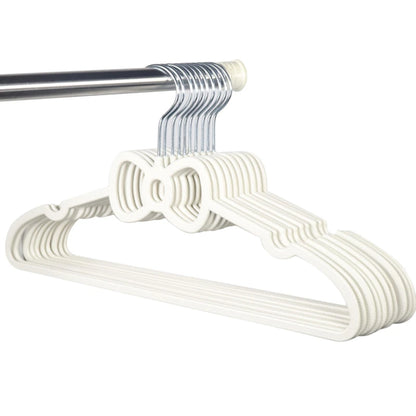 Durable Clothes Hanger Set – 10PCS ABS Plastic Heart Pattern Coat Hangers