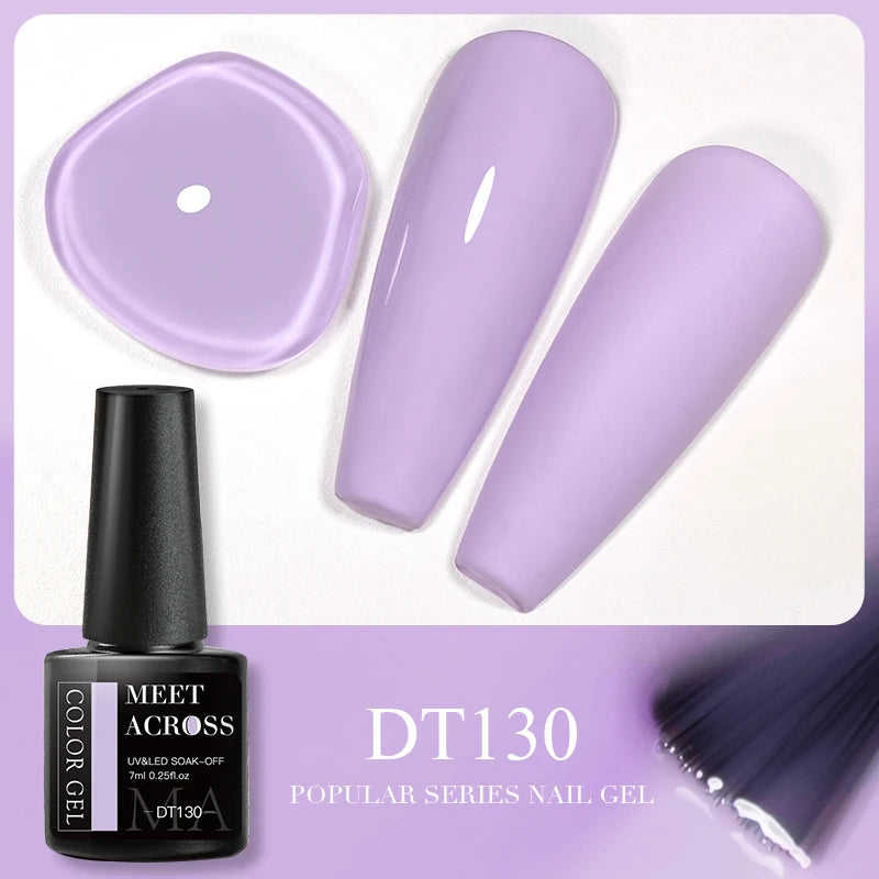 Pink Dried Flower Gel Nail Polish - Natural Flower Fairy Art Soak Off UVLED Varnish