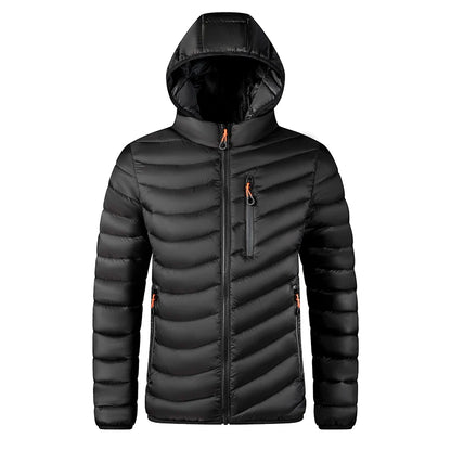 New Autumn Winter Men Warm Waterproof Parkas Jacket Coat Mens Hooded Casual Brand Windproof Thick Outwear Hat Parkas Jacket Male