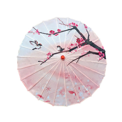 Chinese Oiled Paper Umbrella Japanese Women Decorative Umbrella for Costumes Photography Bridesmaids Party Scenery