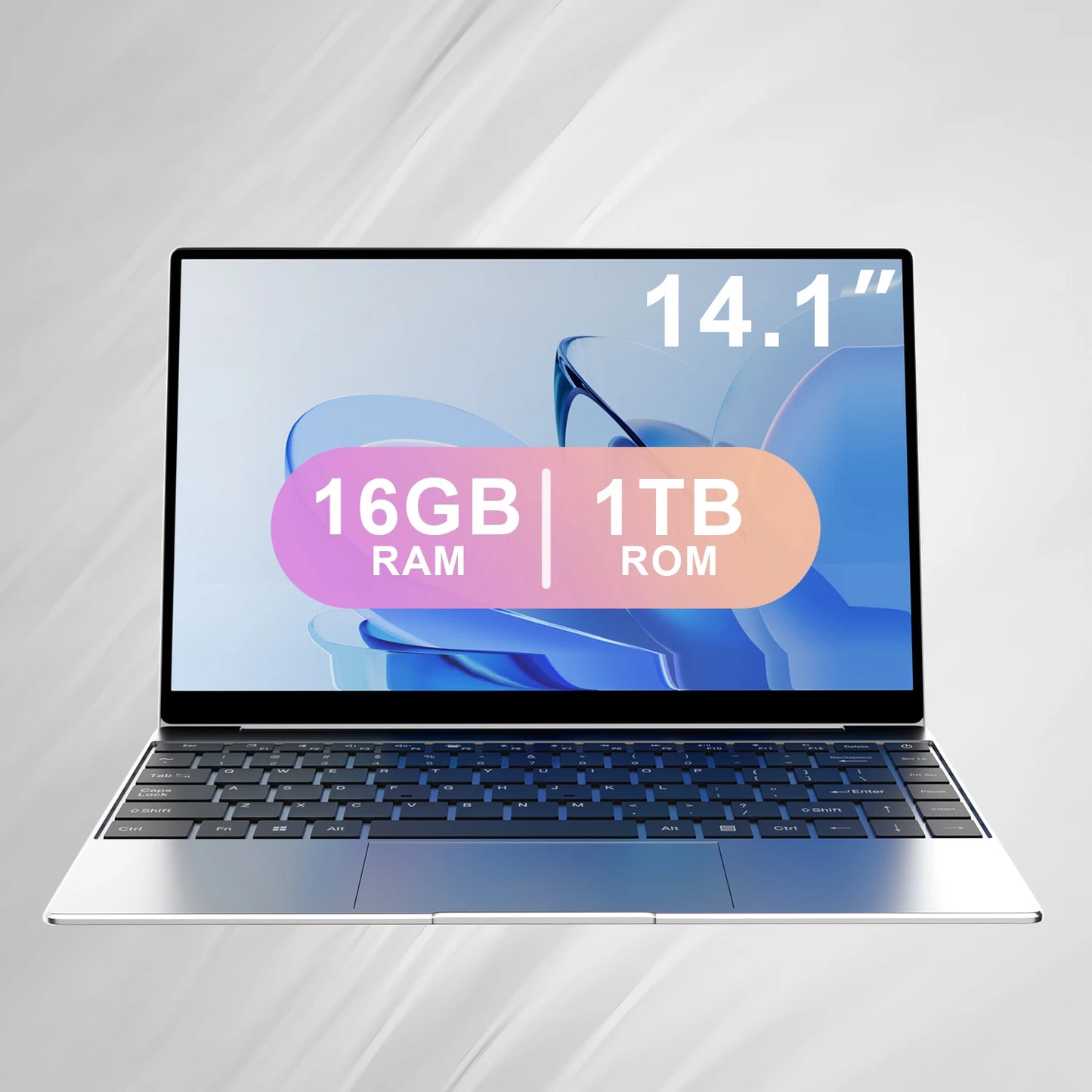 Ultra Slim Laptop 14 Inch Notebook - 16GB RAM, 2TB SSD, Intel Pentium N3700, Windows 11 Pro