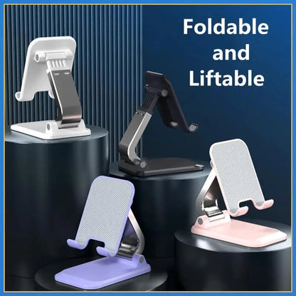 Foldable ABS Desktop Mobile Phone Stand For iPad iPhone Smartphone Support Tablet Desk Cell Phone Portable Holder Bracket