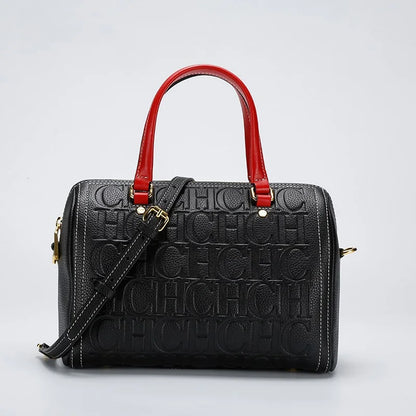 Women's Leather Handbag - Large Capacity Soft Genuine Leather Shoulder Bag For Daily Commute