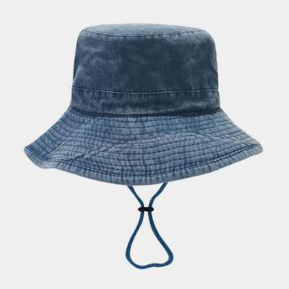 2024 Four Seasons Cotton Solid Bucket Hat Fisherman Hat Outdoor Travel Sun Cap for Men and Women 191