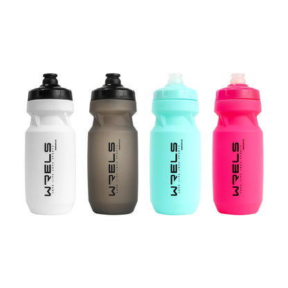 WRELS 600ML PP Bicycle Water Bottle Squeeze Out Water Leak-Proof Cycling Outdoor Sports Water Bottle Fitness Plastic Water Cup