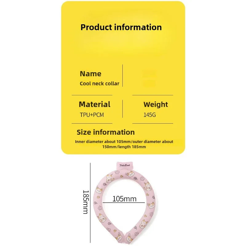 PCM Cooling Neck Ring – 28°C Heatstroke Prevention Collar