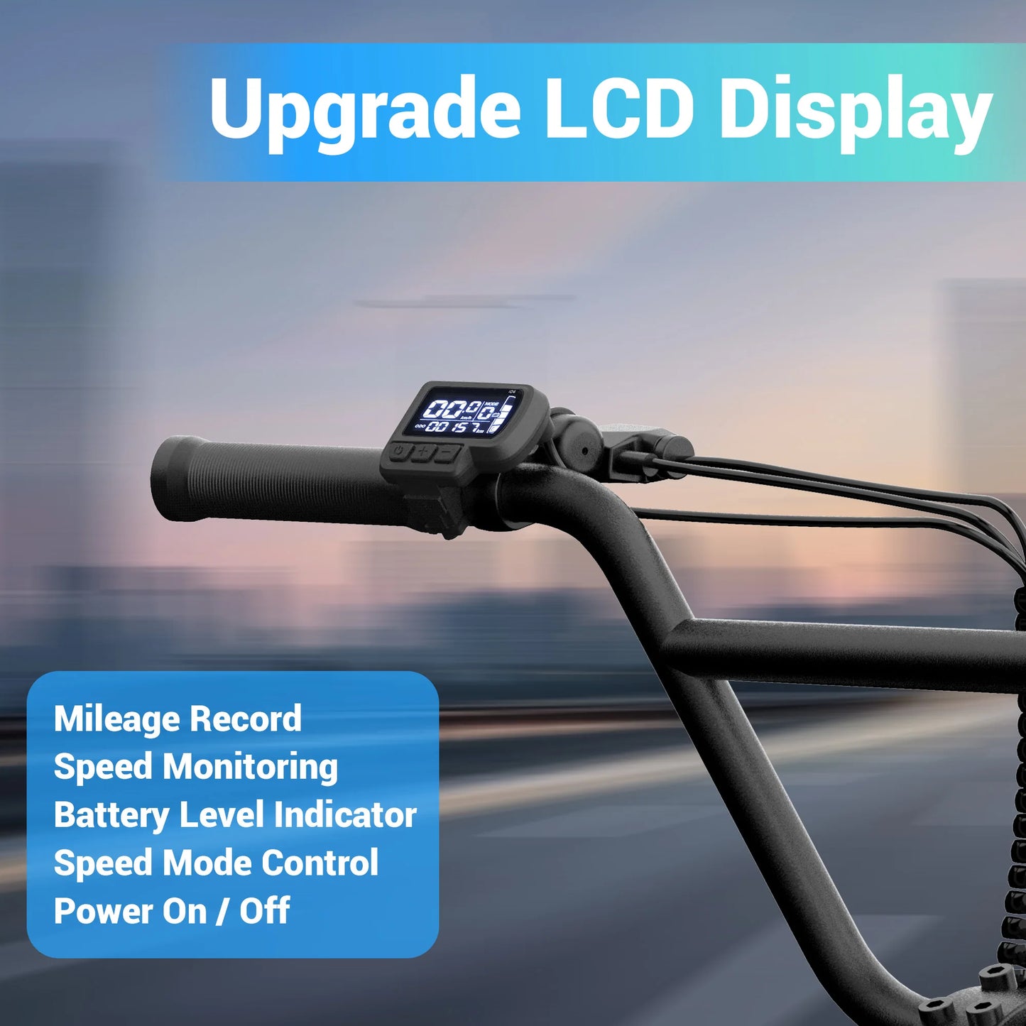 DYU BMX Electric Bike 20*3.0 Fat Tire E-Bike 48V 13Ah Removable Battery 1000W Peak Motor City Electric Bicycle for Adults