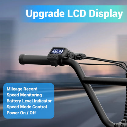 DYU BMX Electric Bike 20*3.0 Fat Tire E-Bike 48V 13Ah Removable Battery 1000W Peak Motor City Electric Bicycle for Adults