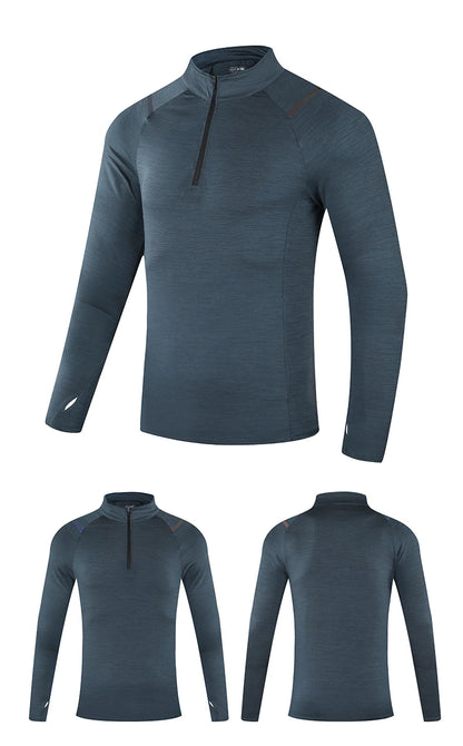 Unisex Long Sleeve Shirt - Breathable Fitness Top With Anti Sweat Technology