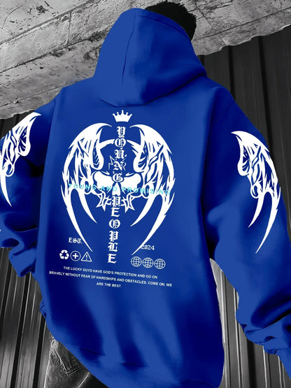 New 3D Men's Autumn/Winter Hoodie Sweatshirt Y2 Personalized Printed Fashion Trend Hip Hop Street