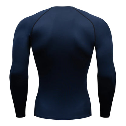 Compression T Shirt Men - Quick Dry Summer Sportswear Athletic Gym Top