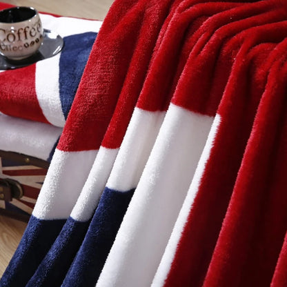Plush Bed Blanket - Warm Throw for Sofas Cars and Travel - Machine Washable