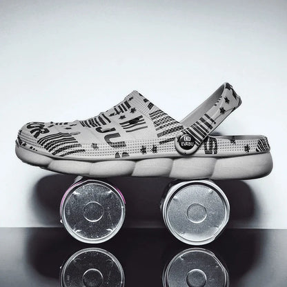 Men Beach Sandals - Lightweight EVA Fishing Sandals | Casual Slip-On Outdoor Sports Slippers