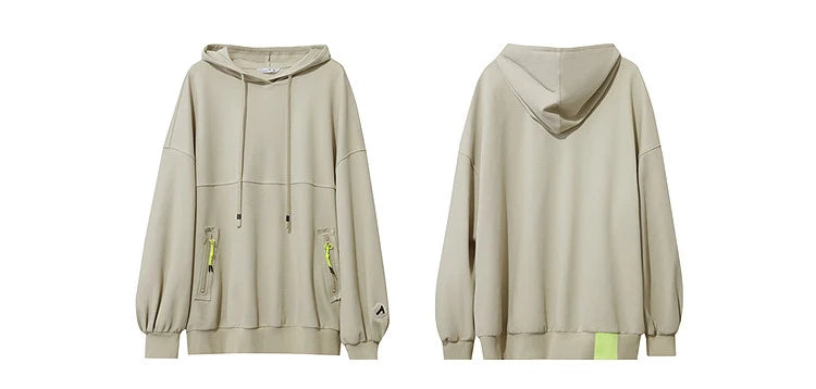 Amii Women's Sweatshirt 2026 Spring New Casual Letter Embroidery Printed Hooded Sweater Women's Loose Versatile Top 12641024