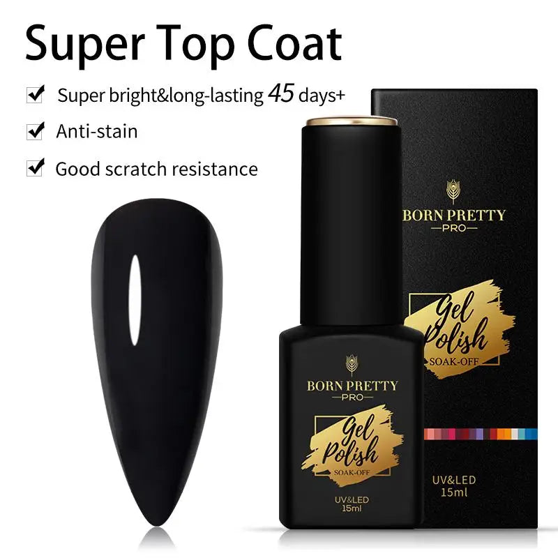 Milky Pink Rubber Base Gel Nail Polish - Glitter Semi-Permanent UV LED Varnish 15ml