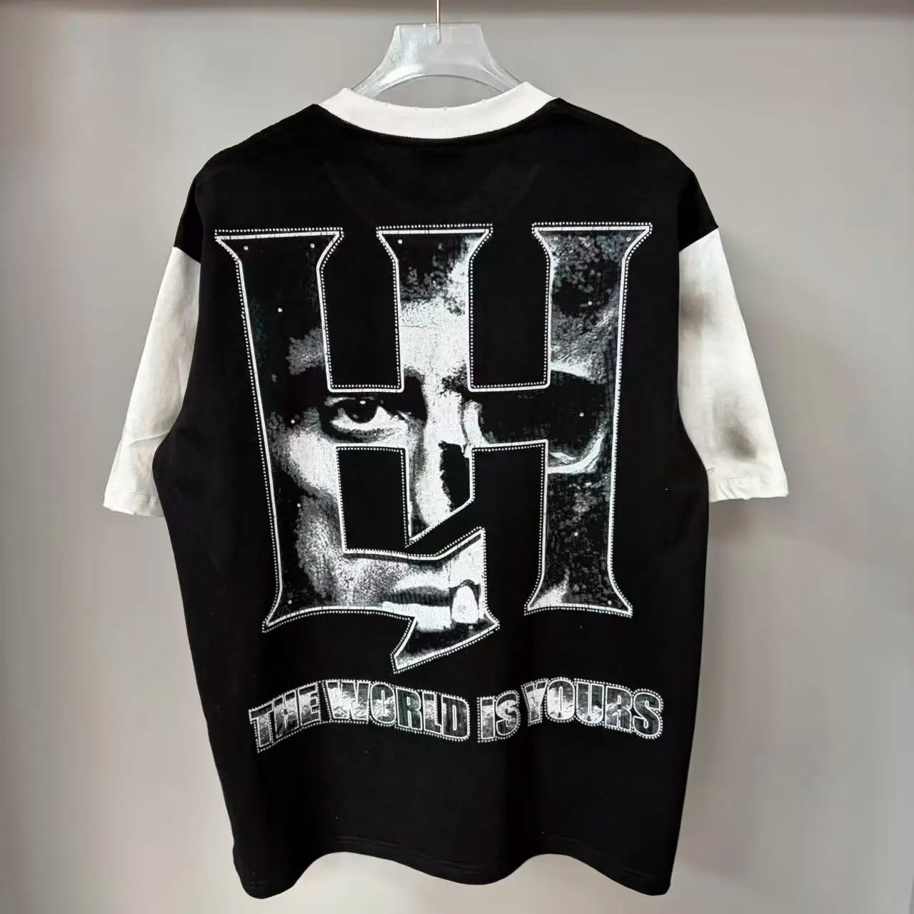 26SS Y2K High Quality American Retro Trendy Fashion Tops LIFE HUSTLERS 100% cotton large size loose Men's Women's T-Shirt