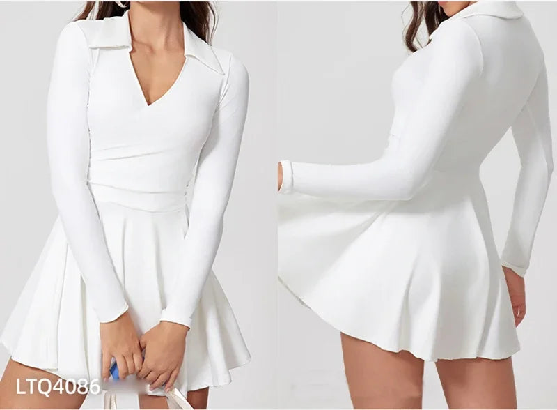 Women's Sports Dress – Golf & Tennis Dress with Built-In Shorts