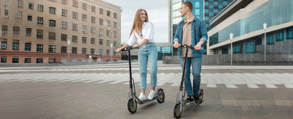 NAVIC T5 Electric Scooter 350W 19MPH APP Smart Control Scooter 8.5inch Solid tire Folding E-Scooter 22Miles Max Range for Adult