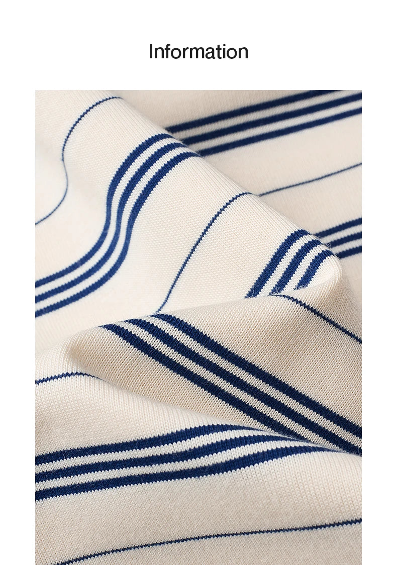 Women's Nautical Stripe T-Shirt – Embroidered Sailboat Summer Top