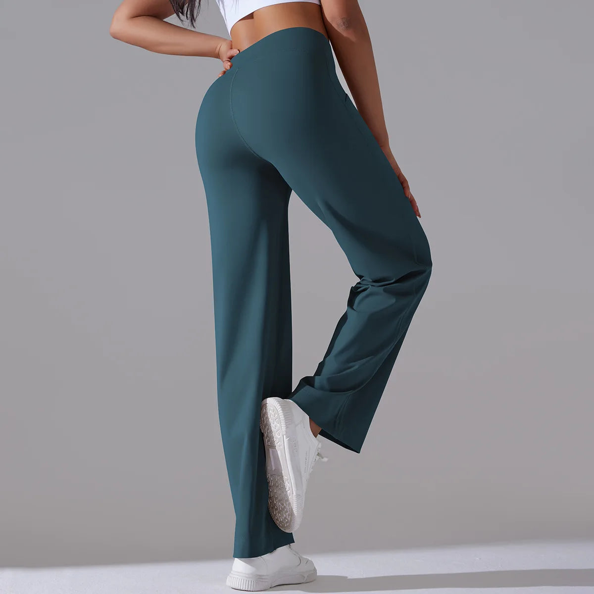 Yoga Straight Leg Sweatpant Straight Leg Women's Loose Tracksuit Pants Wide Leg Outdoor Gym Runing Casual Tracksuit Pants