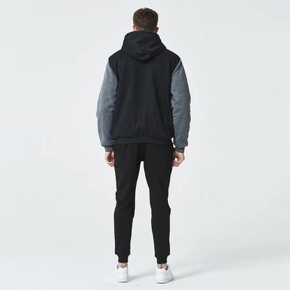 Men's Jacket Anime Bleach Zip Up Hoodies Thicken Warm for Men Fleece Long Sleeve Coat Casual Hooded Streetwear Men Winter Coats