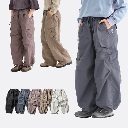 Ultra Loose Lightweight Outdoor Functional Pants Men Women Waterproof Quick Dry Techwear Wide Leg Cargo Pant Track Trouser