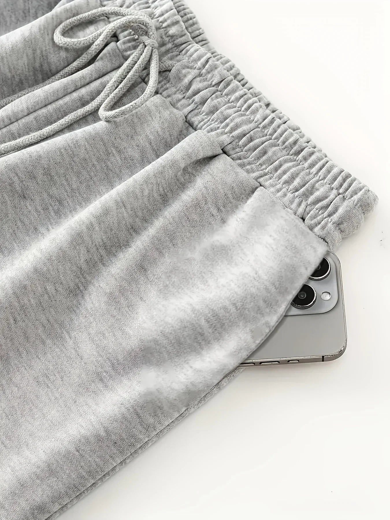 Women's Autumn and Winter Plus-size Star Print Loose Straight Fleece Leg Sweatpants Trendy Streetwear Stylish Versatile