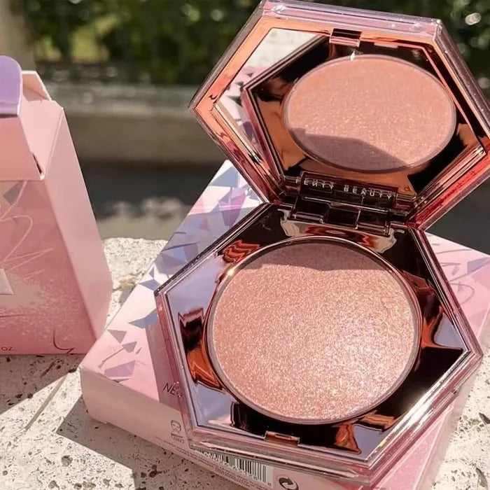 Fenty Beauty Makeup Suit Lip Gloss High Gloss Matt Powder Contour Stick and Setting Loose Powder Lady Lasting Natural Makeup