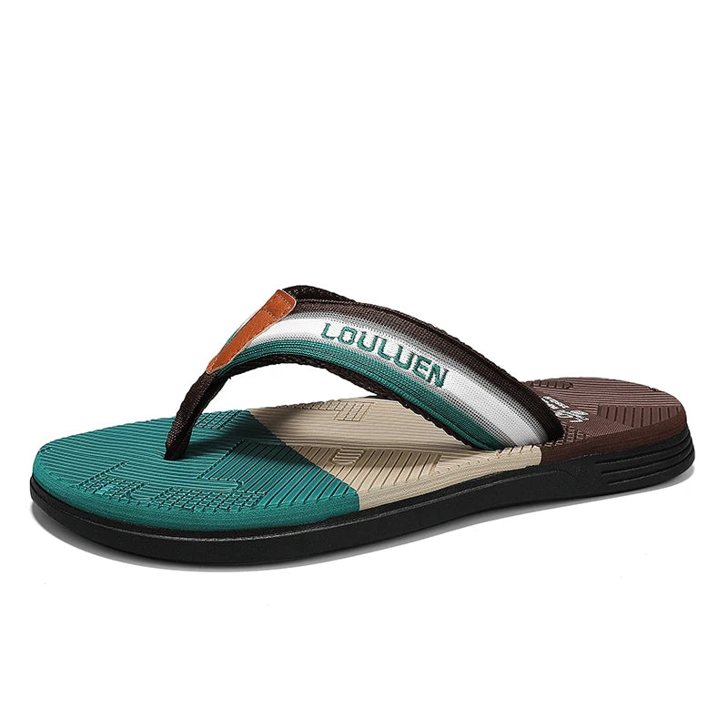 High quality brand men flip flops summer beach flip flops men fashion breathable casual men Beach slippers summer outdoor