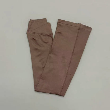 HISTELLO Vision Flare Leggings Seamless Yoga Stretchy Wide Leg Trousers Gym Running Workout Sports Clothing Quick Dry Breathable