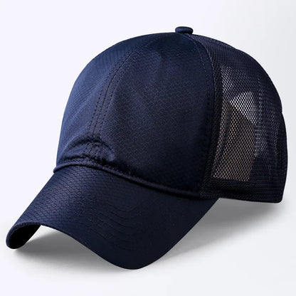 Oversize Big Head Man Plus Size Baseball Cap Spring Summer Thin Fabric Mesh Sun Hat Male Snapback M 55-59cm L 60-64cm