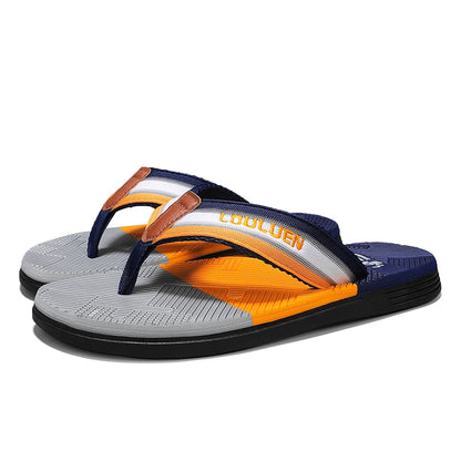 High quality brand men flip flops summer beach flip flops men fashion breathable casual men Beach slippers summer outdoor