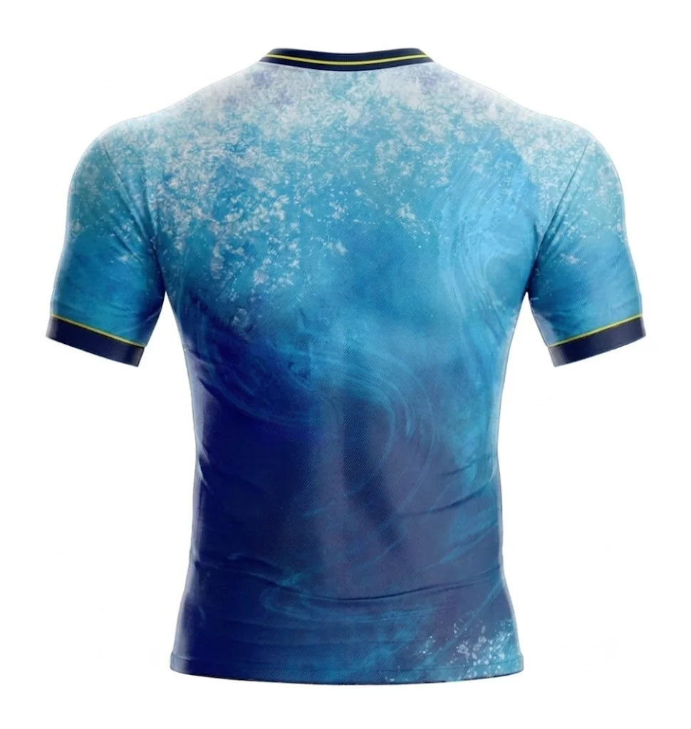 NEW HAITI Crew Neck Jersey Crew Neck T-Shirt 3D Graphic Printed Kid Sportswear Athletic Fitness Training Tee Tops Football Shirt