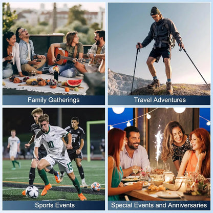 4K HD Camcorder - 48MP Digital Zoom Camera With WiFi & App Control, Long Battery Life