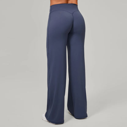 Women Yoga Pants – Soft Stretchy Fabric Full Length Leggings With Elastic Waist