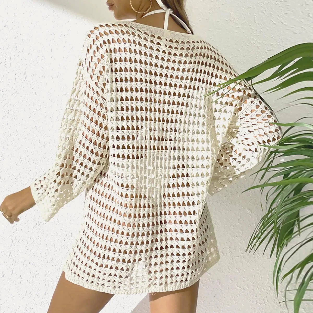 Girls Women ladies Sports long sleeve New style BIKINI-Plus Size Beachwear Tunic for Swimwear Sun Protection Clothes Cover Up