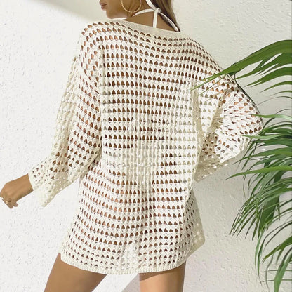 Girls Women ladies Sports long sleeve New style BIKINI-Plus Size Beachwear Tunic for Swimwear Sun Protection Clothes Cover Up