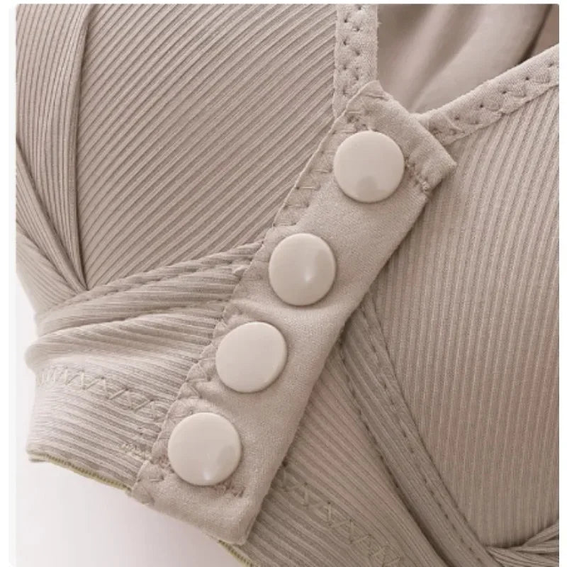 Push Up Bra - Large Size Front Buckle Wire Free Adjustable Strap Bra | Breathable Comfortable Women's Underwear