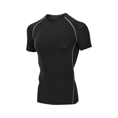 Men Compression Shirt - Quick Dry Sport T Shirt | Short Sleeve Fitness Tee