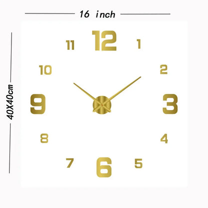 Silent Battery Operated Wall Clock - Non-Ticking Decor for Home  Office