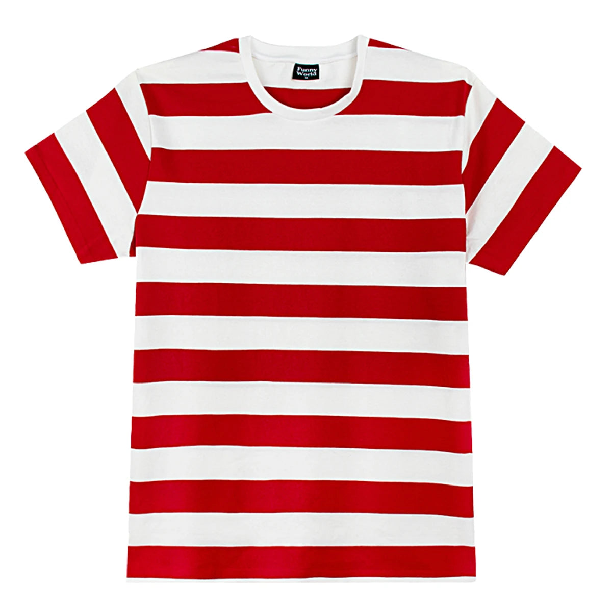 Red and White Striped Shirt Mens Halloween Chritmas Read Across America Day Top Adult Summer Casual Daily Novelty Fashion Tee