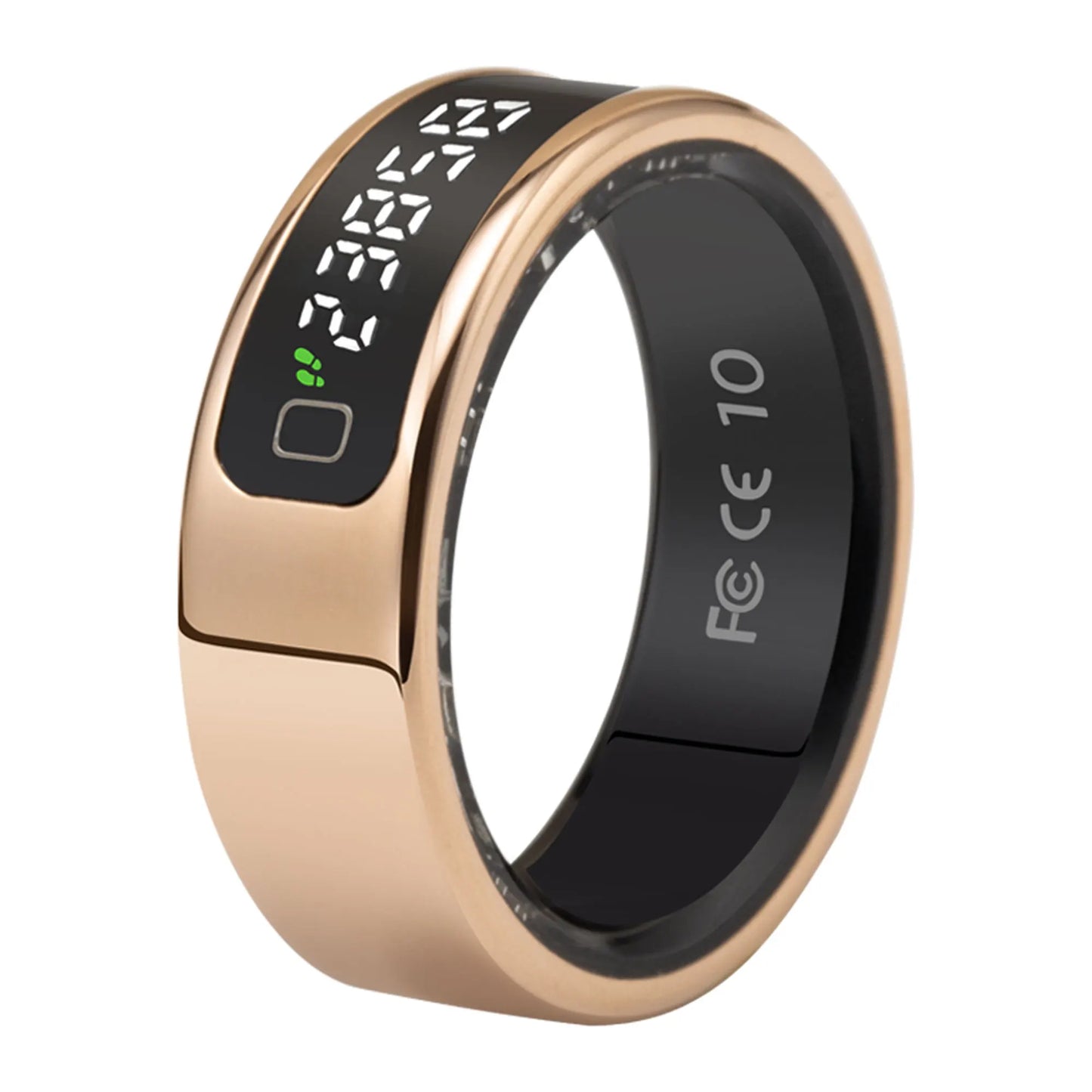 Tasbih Fitness Heart Rate Zikr Counter Display Screen Blood Oxygen Sleep Monitor  Temperature Gesture Control Touch Smart Ring
