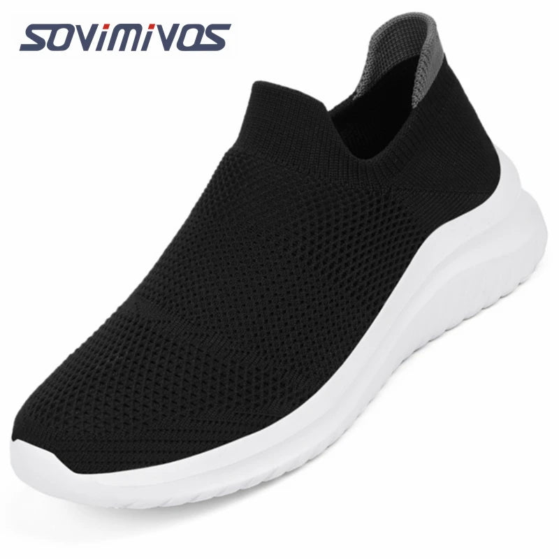 Outdoor Super Light Men Sneakers Fashion Breathable Running Sport Shoes Quality Slip-on Unisex Athletic Footwear 2022 Hot Sale