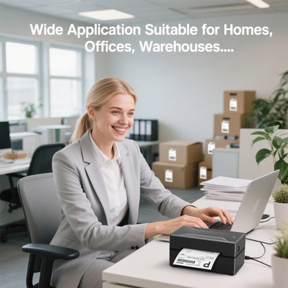 Marklife Thermal Printer D100 Portable Bluetooth Small Shipping Wireless 4X6inch Label Printer Support Android Mac iOS Windows