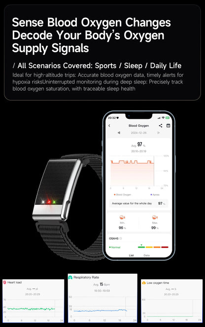 New No Screen Health Bracelet Precise Heart Rate Blood Pressure ECG Monitor Call Reminder Smart Watch Sport Band Fitness Tracker